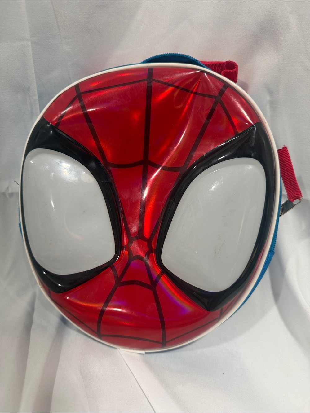 Red Spider Man Face Kids Lunchbox - Spiderman
